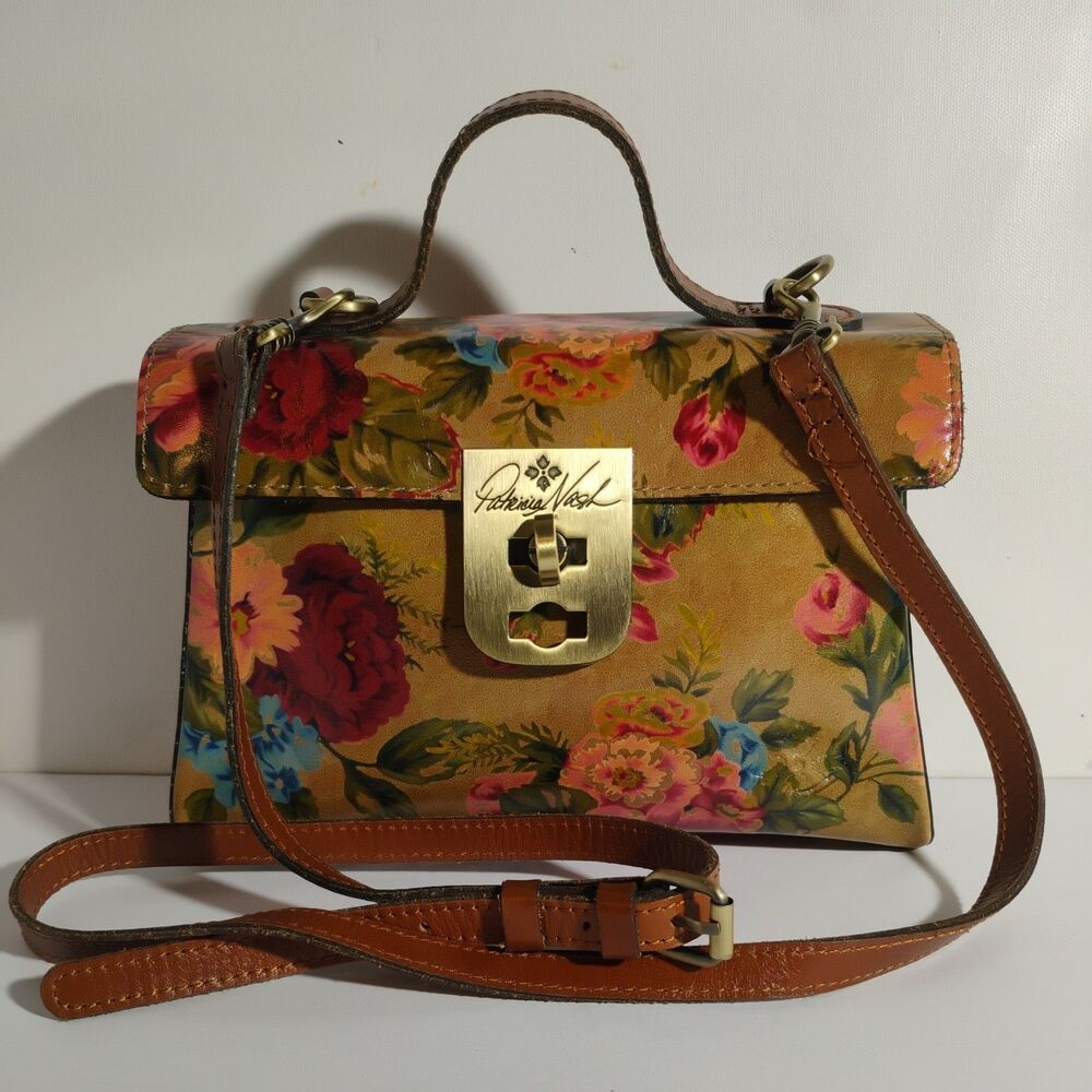 Patricia Nash Carisbrooke satchel in a floral pattern